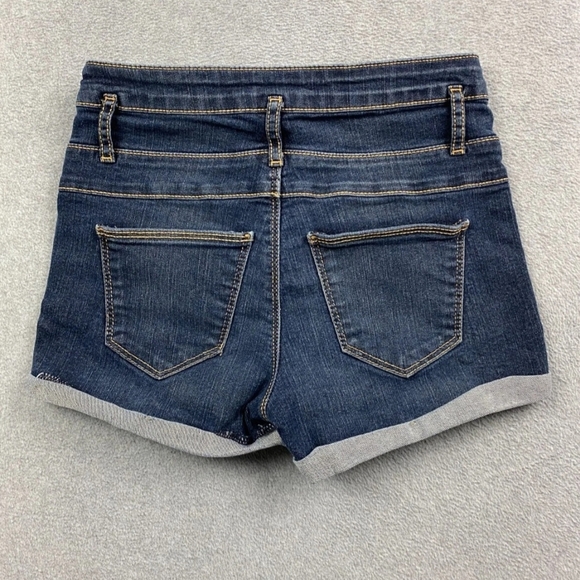 Refuge Women's Denim Blue Shorts - Picture 7 of 15